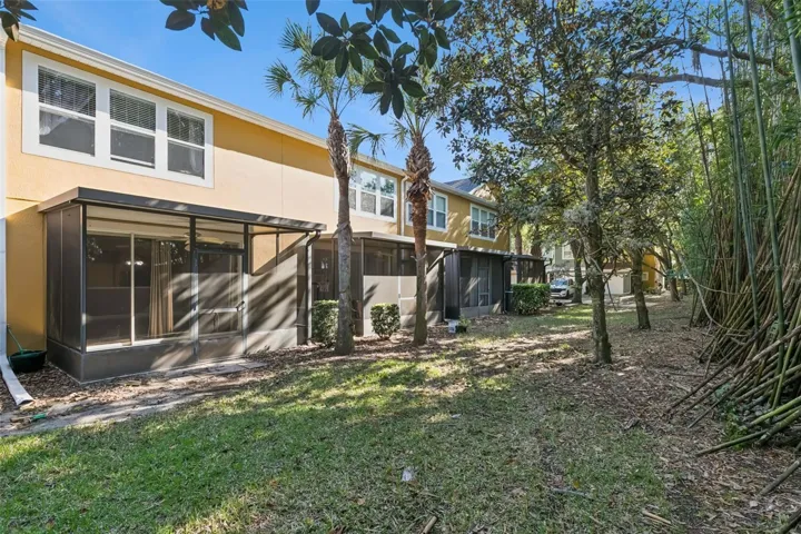 Rear of Townhome