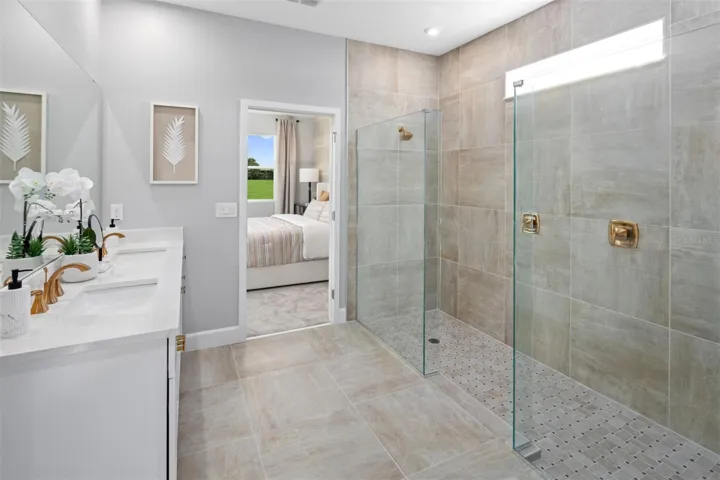 Meadowlark Landing Model Primary Bathroom