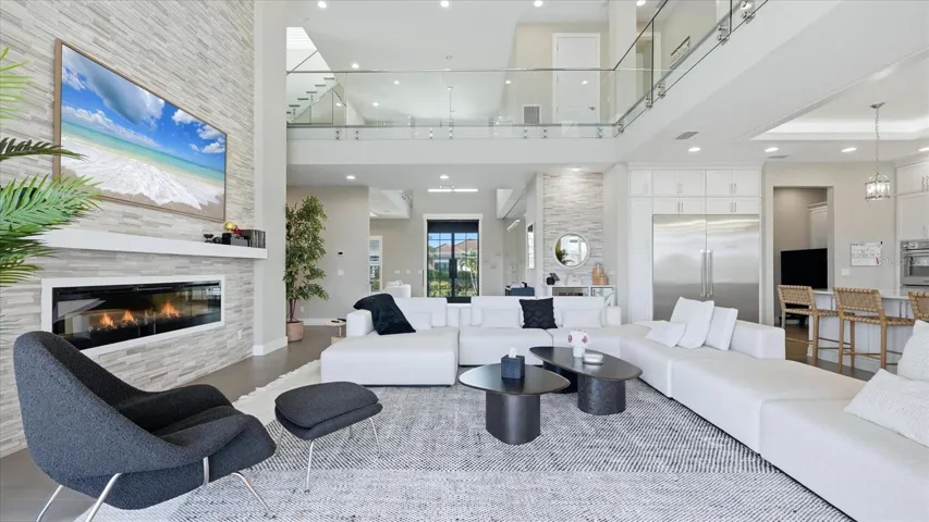 spacious living room