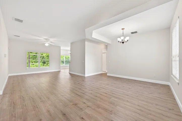Light, bright open concept living.