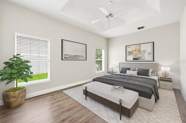 Primary Suite. Virtually Staged.