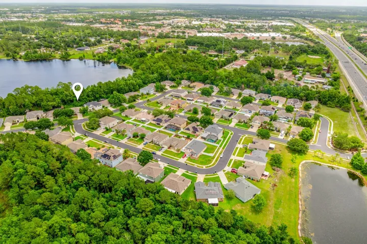 On a prime conservation lot with Lake Kehoe in the background.