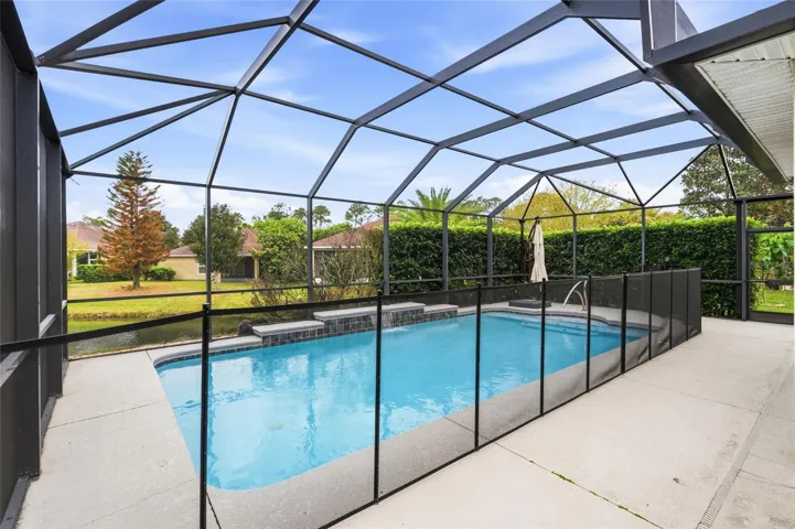 Solar heated salt-water pool