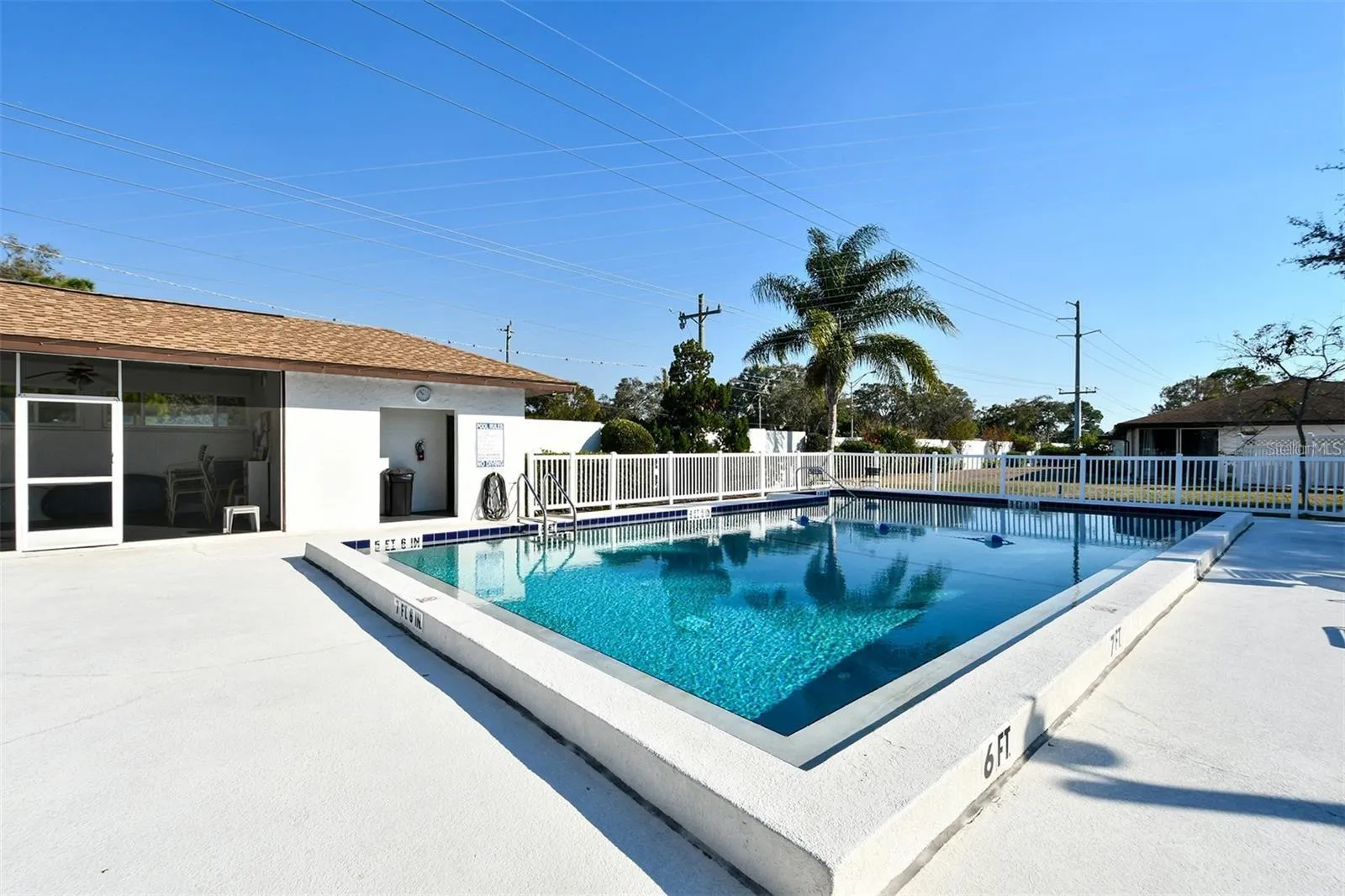 Cabana and Pool