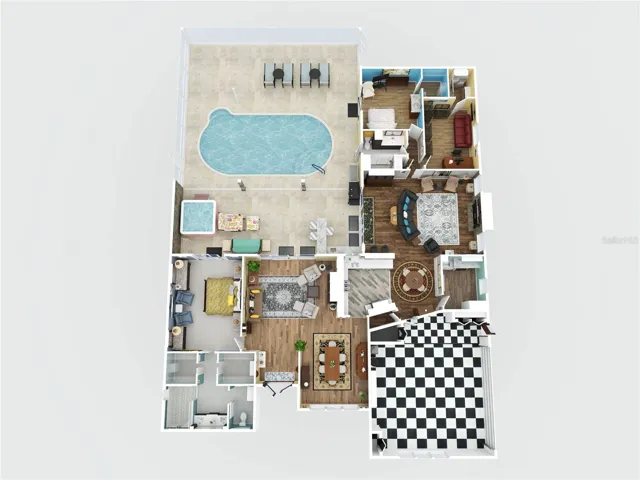 3D floor plan