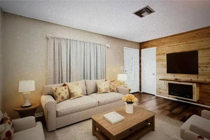 Living Room Virtually Staged