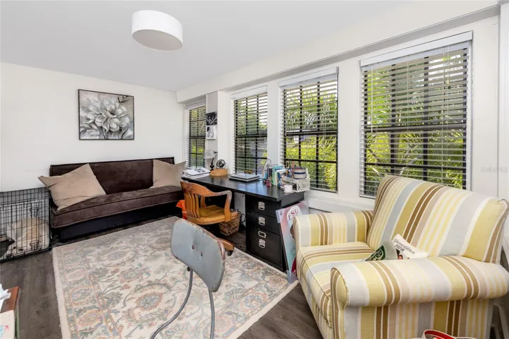 1020 S Rome Ave Unit A - Bedroom 2 Sunroom/Office/Closet view 2