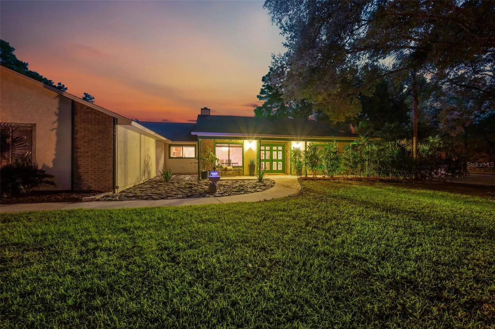 Front Exterior Sunset View