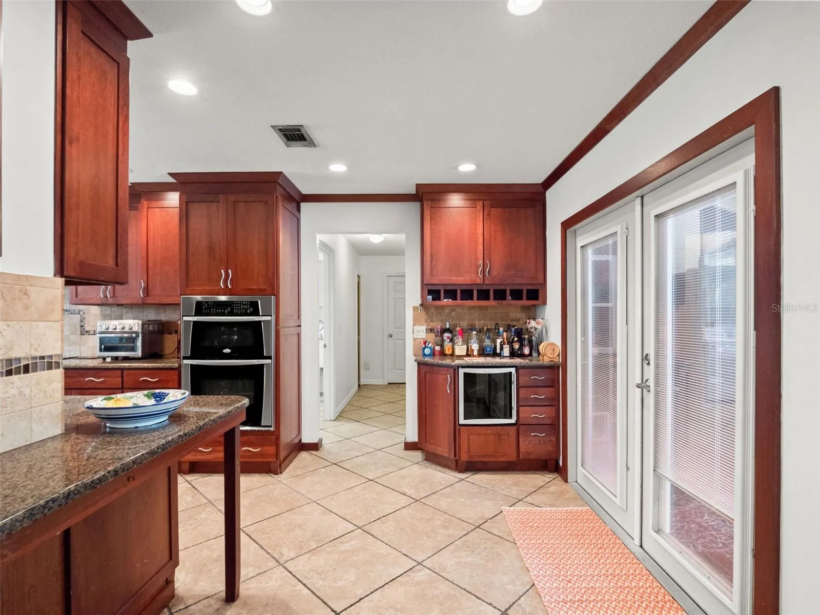 Custom Wet Bar with Wine Storage
