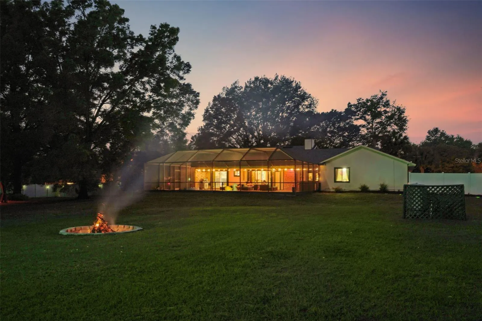 Backyard Sunset View