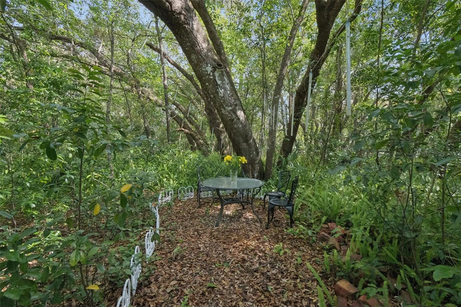 Peaceful Garden Seating Area