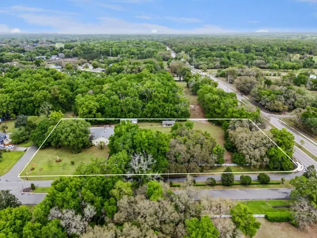 Nearly 2.5 Fully Fenced Acres - Aerial Property View