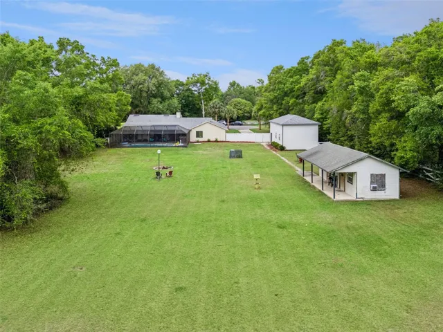 Aerial Backyard View