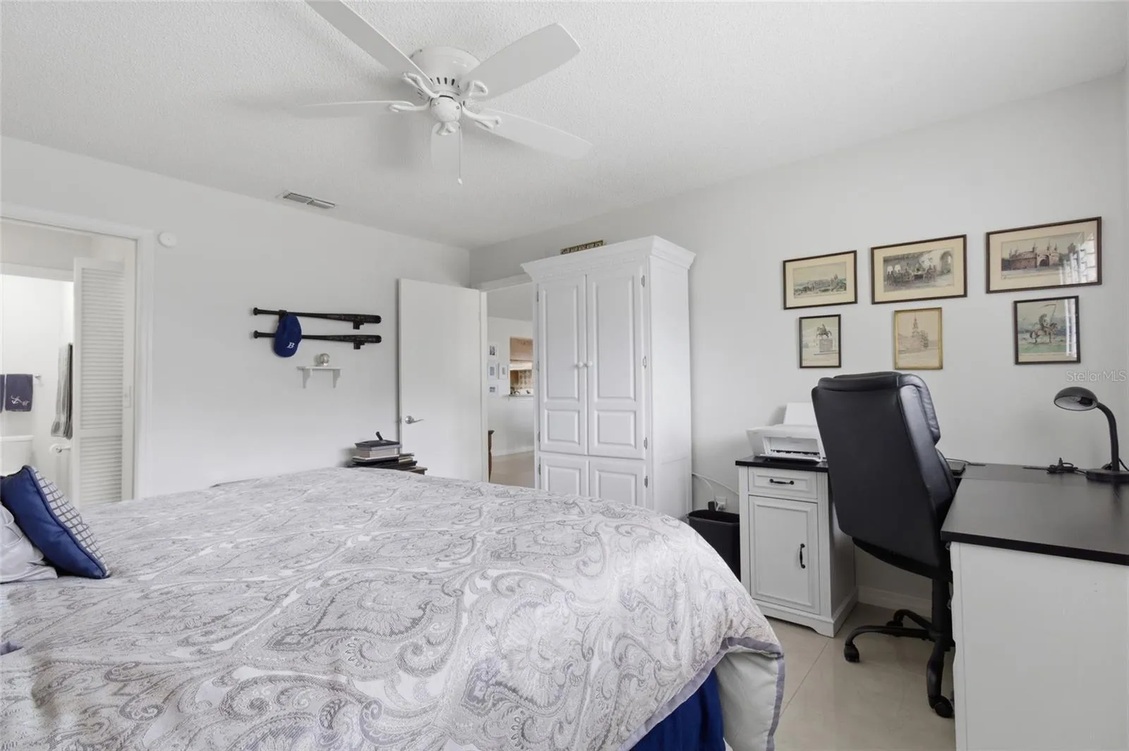 Primary Bedroom with ensuite bath and walk-in closet