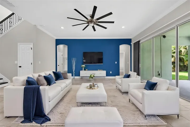 Virtually Staged Great Room