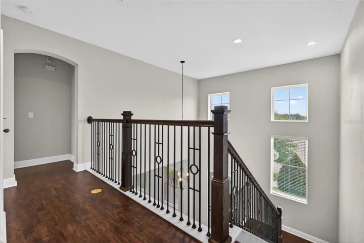 Open Staircase - Two Story Foyer Entryway - Looking toward Primary Suite