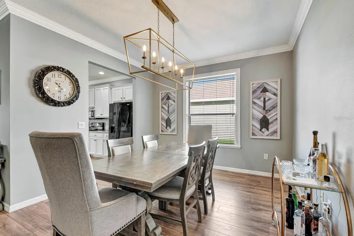 Formal dining area