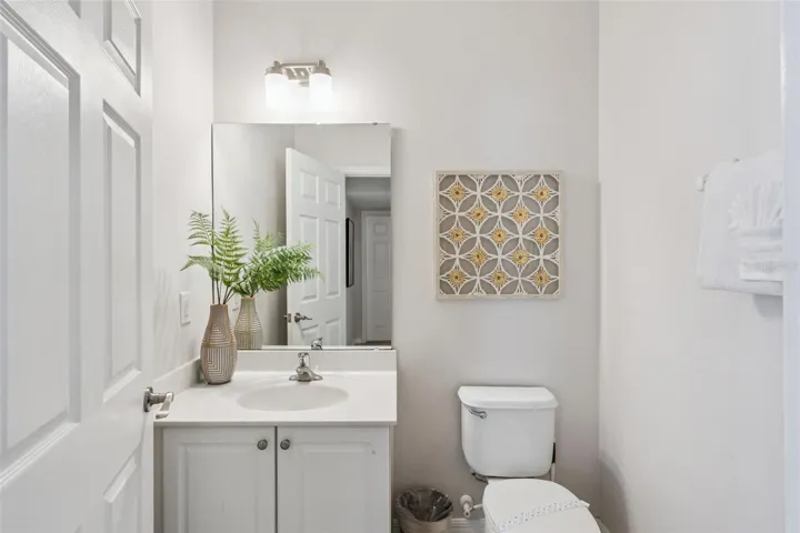 Downstair half bath