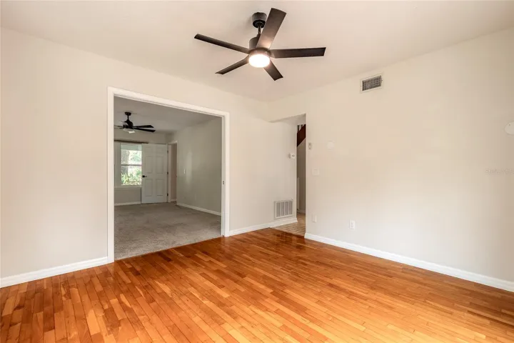dining room looking into flex room