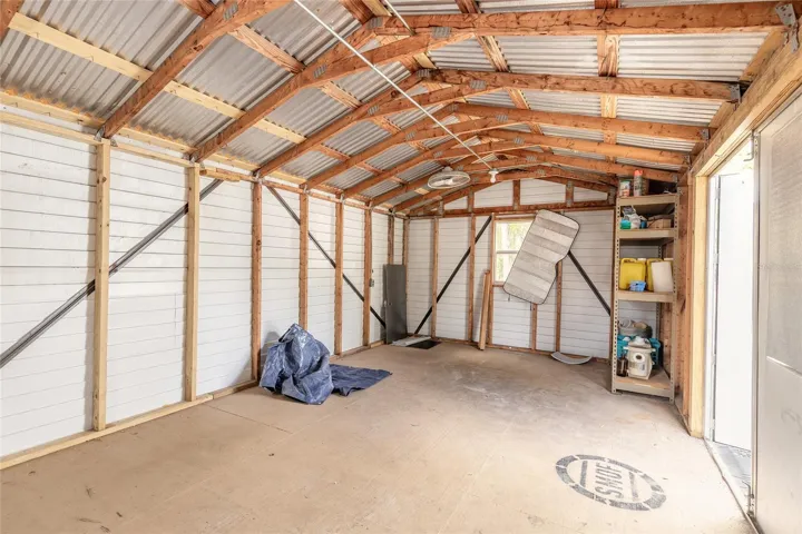 inside 2nd shed