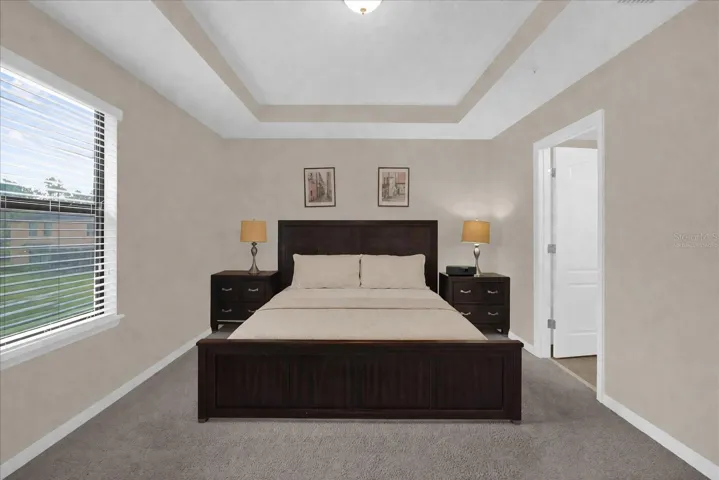 Bedding is Virtually Staged