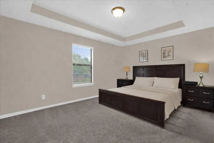 Bedding is Virtually Staged