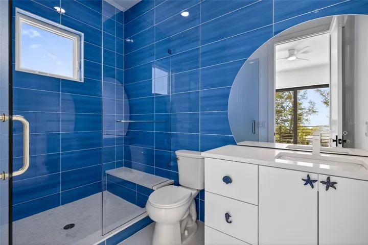 Third ensuite bath.