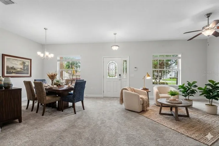 Entrance virtually staged for inspo