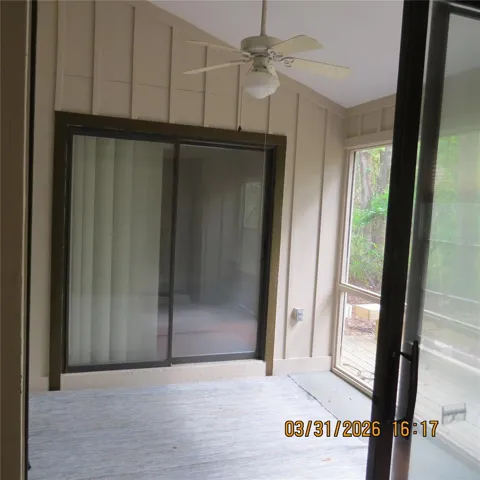 Screened in porch off primary