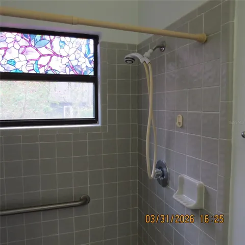 large walk in shower