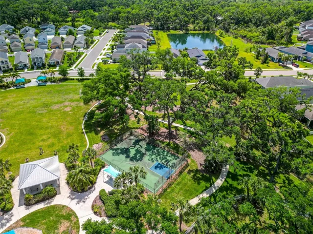 Aerial of walking trails