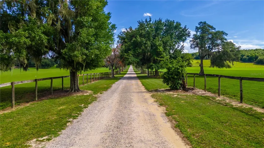 Driveway up to your future home