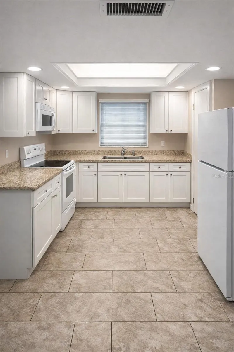 Updated kitchen with modern finishes