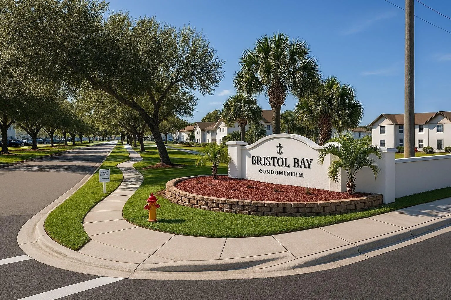 Welcoming entrance to Bristol Bay community