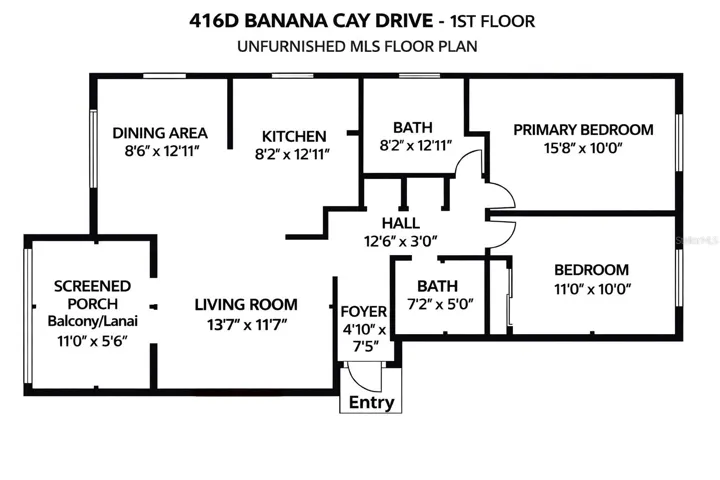 Detailed floor plan showcasing the home’s spacious layout