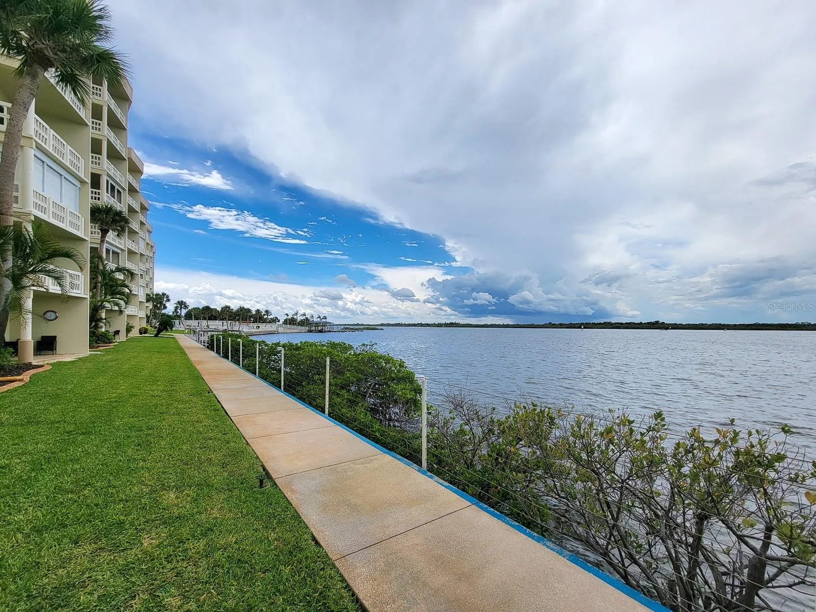 South views towards pool.