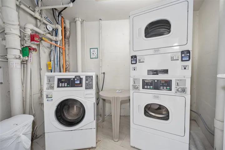 Laundry on 5th floor.  Laundry is located on floors 4, 5, 6, & 7