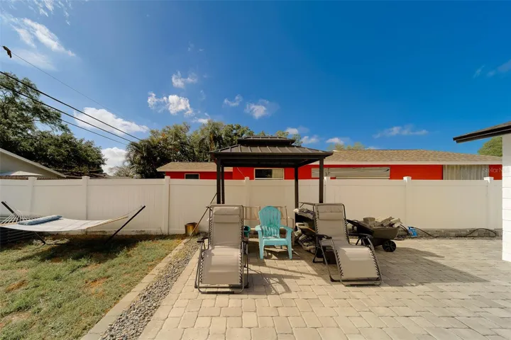 Outdoor seating area