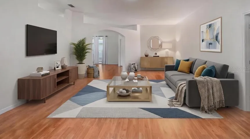 Living Room Virtually Staged