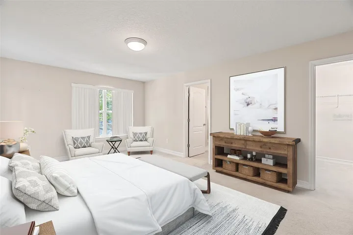Virtually Staged Owner's Suite