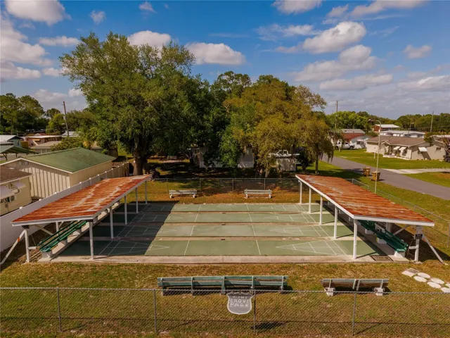 Optional Fee for use of Clubhouse and Shuffleboard