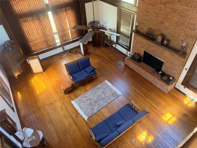 view of LR from 2nd floor