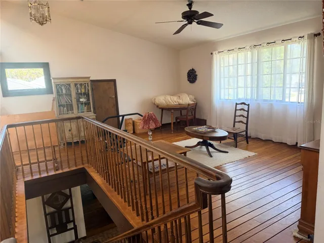 upstairs loft area
