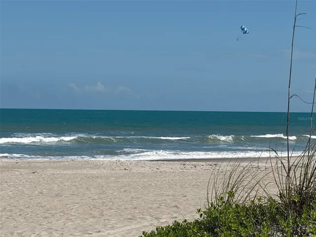 Beach area outside of the access