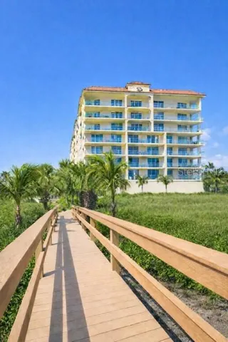 Walk way to the beach access