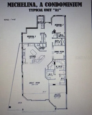 Floor plan of the unit