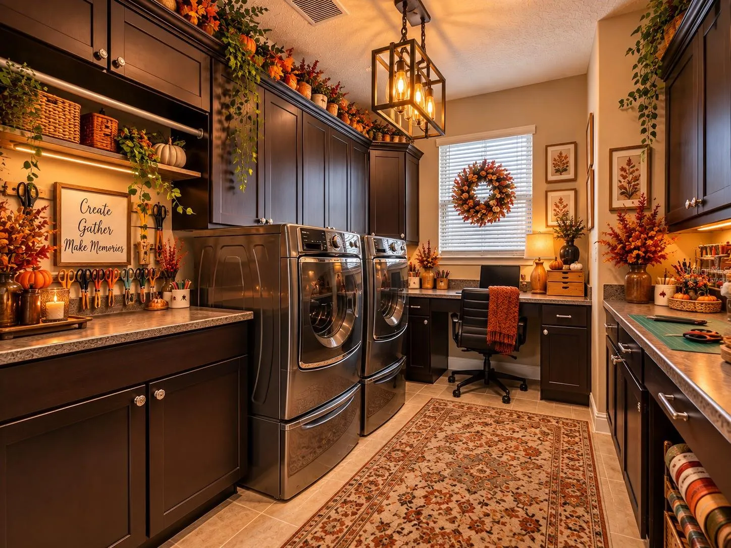 Virtually Staged. Smart Space/Craft Room.