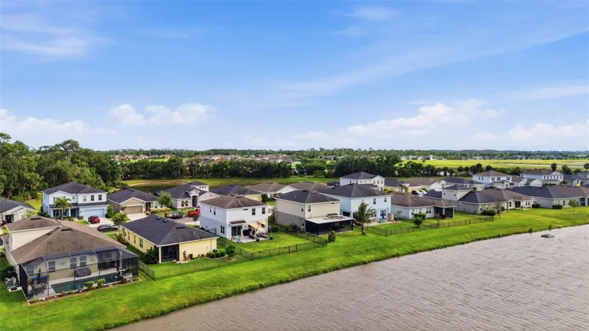 Aerial View back yard