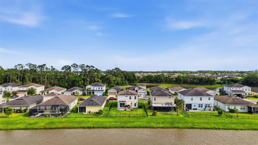 Aerial View back yard