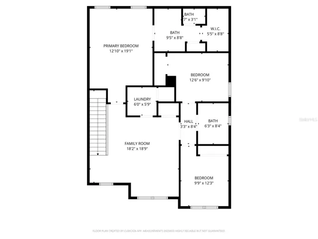 Floor Plan second floor
